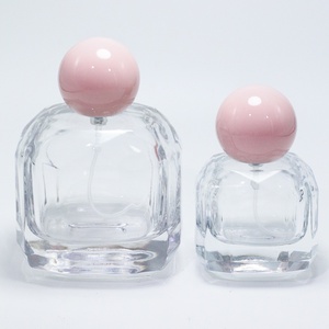 Best Price Empty pink Cute Crimp Perfume Oil <b>Bottle</b> 30ml 50ml 100ml Round Perfume <b>Bottle</b> With Packing Box - Product Image 6