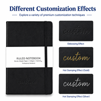 Carnet de notes A5 en cuir PU personnalisé pour entreprises, couverture rigide, couleur unie, avec sangle, pour voyages d'affaires, couverture en tissu