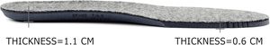 Solette ortotiche da uomo/donna in morbida lana Comfort con <span class=keywords><strong>suole</strong></span> <span class=keywords><strong>termiche</strong></span> <span class=keywords><strong>termiche</strong></span> in pelle di pecora con inserti per scarpe in Memory Foam per l'inverno - Product Image 3