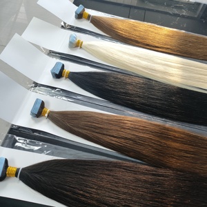 Extensiones de cabello humano Jasmine Beauty European 12A de calidad, con cinta adhesiva, 30 pulgadas, doble capa, extensiones de cabello humano Remy con cinta adhesiva. - Product Image 2