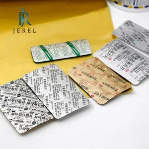 JEREL-Pastillas de Aluminio PTP, venta al por mayor de fábrica, tabletas de embalaje, cápsulas medicinales, rollo de papel de Aluminio