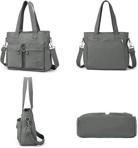 Free Sample Women Active Lifestyle Sporty Cotton <b>Canvas</b> <b>Tote</b> <b>Bag</b> Fashion Style Open Printed Logo Shopping <b>Bag</b> - Product Image 2