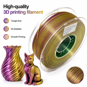 Filament d'impression 3D PLA Soie Bicolore 2,85 mm 250 g pour impressions décoratives – Lot en vrac en carton - Product Image 2