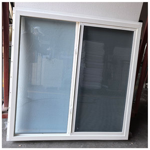 Nfrc phê duyệt Mỹ <span class=keywords><strong>Windows</strong></span> Chất lượng cao kính đôi uPVC trượt hệ thống Trắng PVC khung pháp phong cách ngang cho biệt thự - Product Image 2