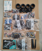 Modèle de voitures de Formule 1 Mersadis à l'échelle 1/8, ensemble de blocs de construction électroniques en ABS, 1420 pièces, version statique (option kit d'alimentation), 5-7 ans