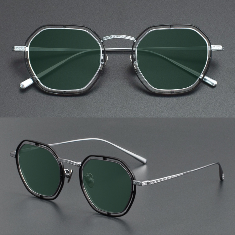 C6 Black Silver /Green