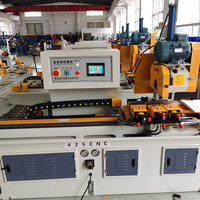Máquina de Corte de Tubos Automática CNC Hidráulica y Neumática, Máquina de Corte de Esquinas de Tubos Cuadrados