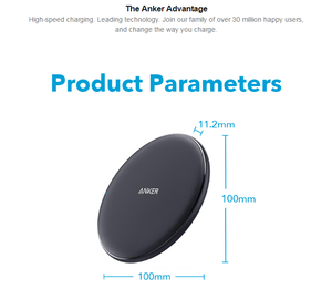 Disco de tres modos de carga inalámbrica para teléfono móvil Huawei y Apple, 5/7, 5/10W, carga rápida <span class=keywords><strong>QI</strong></span> - Product Image 2