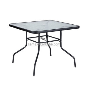 Table basse en verre trempé OEM, moderne, pour jardin, balcon, extérieur, T9090 - Product Image 1