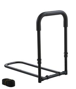 Vente en gros ICARE Accoudoir de lit en acier au carbone noir pour usage domestique, pour personnes âgées, avec poche de rangement et main courante, garantie 1 an - Product Image 4