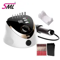 SML-máquina eléctrica de 35000rpm, taladro de uñas sin escobillas inalámbrico para pedicura