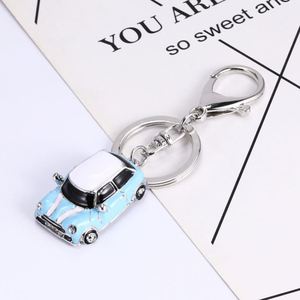 Fashion Alloy Car <b>Key</b> <b>Chain</b> Keychain Charm Women Handbag Crystal Pendant Small Luxury Model Car Accessories - Product Image 6