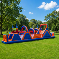 Château gonflable PVC YARD, parcours d'obstacles, équipement de divertissement aquatique et sportif extérieur commercial, vente chaude
