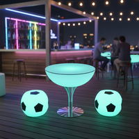 Meubles LED, table de bar, mobilier de bar, éclairage de boîte de nuit, table de bar LED, mobilier de fête de boîte de nuit LED