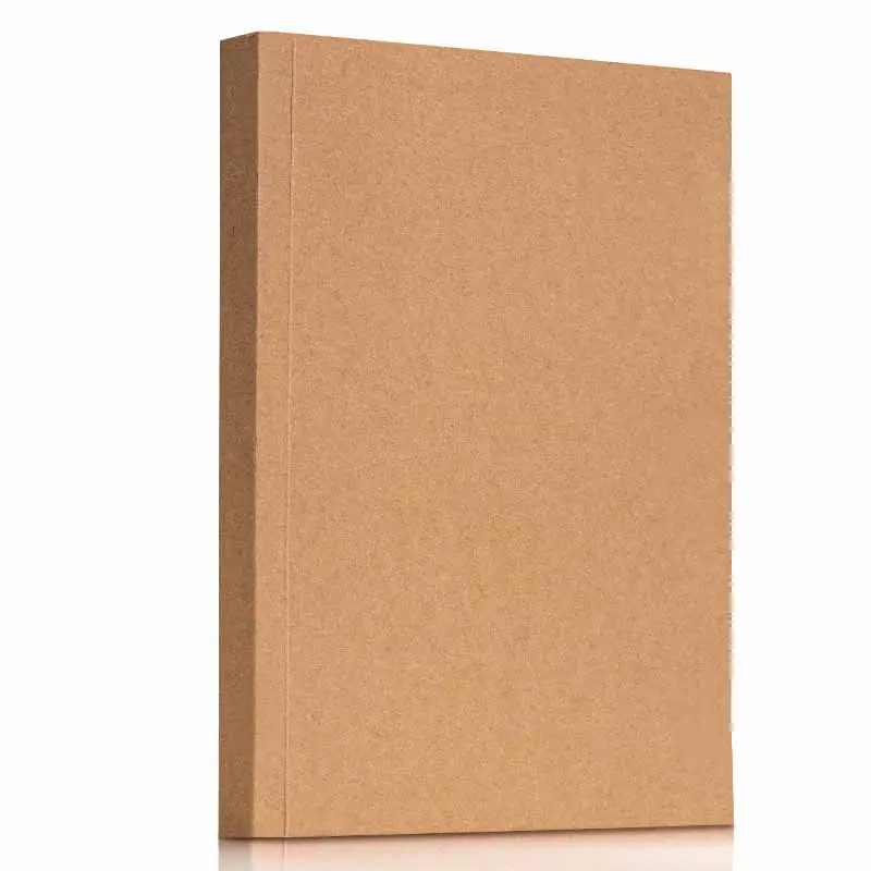 Kraft cover Beige paper draft book A5 128 sheets of large capacity completely customizable