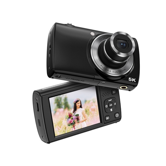 DC408X 5X Optical Zoom Digital HD Camera New Student Party Selfie Beauty Home Shooting Sensor Element