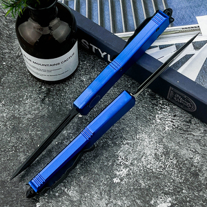 Couteau de poche extérieur bleu UTX-85 MT, couteau multifonctionnel pour le camping, la chasse, la pêche, l'EDC, outil portable, couteau quotidien - Product Image 2