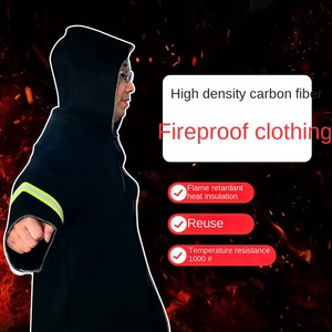 Hộ Gia Đình Cháy An Toàn Quần Áo Sợi Carbon Chống Cháy Áo choàng Ngọn Lửa Chống Cháy Cách Nhiệt Cháy Chăn Cho Thoát Khỏi Thiết Bị - Product Image 1