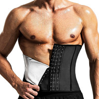 Faja Reductora de Cintura de Poliéster con Botones, Moldeadora, Soporte Lumbar para Fitness, Reductor de Vientre de Cerveza