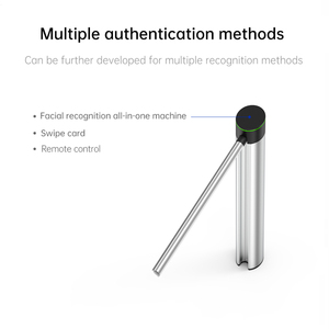 OEM ingresso e uscita barriera Speed Gate cilindrico a goccia braccio tornello per controllo di accesso sistemi di sicurezza - Product Image 3