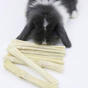 소동물 천연 대나무 씹는 장난감 건강 간식 (토끼, 기니피그, 친칠라, 다람쥐용 스틱) - Product Image 4