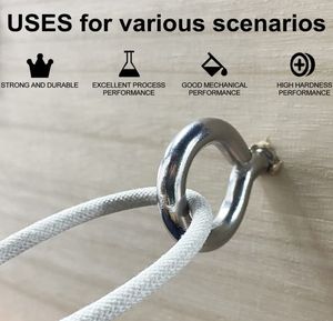 Kích thước khác nhau eyepins móc khoen vít khoen ren Sliver tone móc móc đồ trang sức làm vít mắt pins móc - Product Image 2