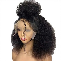 Perruques Lace Front Courtes Bouclées Bob, 10 Pouces, Volumineuses et Naturelles, Meilleures Ventes en Gros, Populaires en Afrique, au Brésil, au Vietnam et en Inde