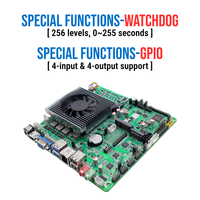 Motherboard Mini ITX Industri Baru 6 COM RS485 RS422 Hardware Watchdog GPIO Intel Core I5-8250U Generasi 6-9 2X DDR4 SO-DOMM Mini PCIe