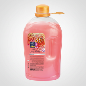 สบู่เหลวล้างมือ AQUAVERA ขนาด 2.5 ลิตร สำหรับผู้ใหญ่ ได้รับการรับรองมาตรฐาน ISO 9001 และ GMP ปราศจากสาร SLS ทำความสะอาดพื้นฐาน ผลิตในประเทศตุรกี - Product Image 2