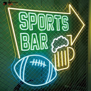 Enseigne néon flexible personnalisée pour restaurant, panneau lumineux avec logo sur mesure, enseigne néon LED 3D en acrylique pour salle de sport, bar, ouverture, lettres lumineuses - Product Image 1