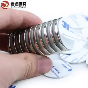 Hot Selling Small Flat Round Disk Magnet 10X1 Disc Magnets With Adhesive