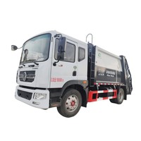Vente d'usine camion compacteur à ordures 12 Cbm neuf ou usagé 4*2 prix du camion à ordures compressé
