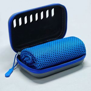 Nueva Toalla Deportiva de Secado Rápido, Color Sólido, Poliéster, Toalla Refrescante para Exteriores, Absorbente, en Caja de Eva, para Deportes al Aire Libre - Product Image 5