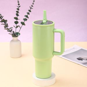 40oz H5.0 Handle <b>Car</b> Travel Tumbler Vacuum <b>Mug</b> Lid Straw Non-Slip Base ODM Custom Color - Product Image 3