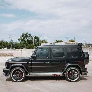 Комплект обвеса из карбона для Mercedes W464 G500 G63: Обновленный передний сплиттер, диффузор, спойлер и расширители колесных арок в стиле VOS - Product Image 5