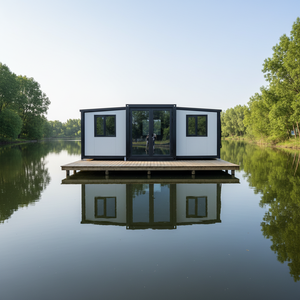 Kit de <span class=keywords><strong>maison</strong></span> conteneurisée en kit de 20 pieds et 40 pieds |   <span class=keywords><strong>Maison</strong></span> conteneur préfabriquée modulaire, pliable, détachable, portable et en kit - Product Image 1