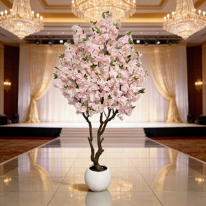 Albero Artificiale <span class=keywords><strong>di</strong></span> Ciliegio e <span class=keywords><strong>Prugnolo</strong></span> per Decorazioni Paesaggistiche <span class=keywords><strong>di</strong></span> Matrimoni, <span class=keywords><strong>Fiori</strong></span> Artificiali - Product Image 1