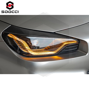 Alta Qualidade Dry Fibra De Carbono Upgrade Farol Sobrancelhas Lâmpada para BMW G87 M2 Coupe Nova Sobrancelha Cabeça Luz Lâmpada Body Kits - Product Image 5