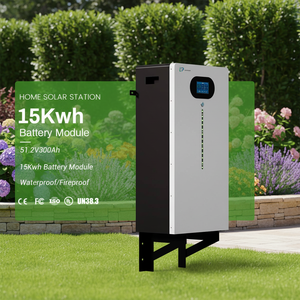 สถานีพลังงานสำรองแบบแบตเตอรี่ 15kWH/16kWH 51.2V แยกส่วนได้ มาตรฐาน IP65 สำหรับใช้ในบ้าน สามารถวางซ้อนกันได้ - Product Image 1