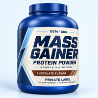OEM Mass Gainer Poudre 500g Vanille Riche en Protéines Prise de Poids Soutien Croissance Musculaire Marque Privée