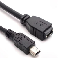 Mini USB 90 Grad Verlängerung kabel Ladegerät USB 2.0 Mini B 4p USB Mini Kabel