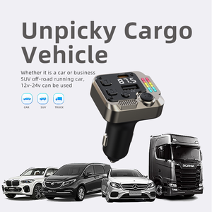BT5.3 Kit de Coche QC3.0 Dual USB PD20W Tipo-C <span class=keywords><strong>Cargador</strong></span> Rápido 30W Potencia de Salida OTP Transmisor FM Reproductor de MP3 Inalámbrico Manos Libres Llamadas - Product Image 4