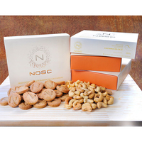 Boîte en carton pliante magnétique avec logo personnalisé noix et fruits secs bouteille pot pour noix de cajou dattes noix de pécan amandes cacahuète