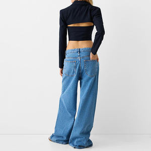 À la mode Sexy femmes tenue de bureau manteaux courts à manches longues découpé femmes à rayures Blazer fente Fit revers dames Blazers - Product Image 5