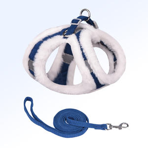 Set tali kekang anjing peliharaan tebal lembut, nyaman hangat reflektif <span class=keywords><strong>Harness</strong></span> hewan peliharaan untuk hewan peliharaan - Product Image 2