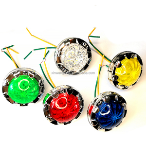 62mm DC12V Chrome cạnh dẫn đèn đèn cho Kiddie Rides Carousel công viên giải trí đồng xu Arcade trò chơi phần Swing Máy xu Pusher - Product Image 3