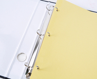 Carpeta de almacenamiento de oficina A4, 2 anillos, 3 anillos, carpeta de archivos de contrato