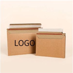 ซองกระดาษคราฟท์แบบมีกาวในตัวหนาเก็บเอกสารที่ฉีกขาดง่ายมีซิปสำหรับส่งเอกสาร - Product Image 1