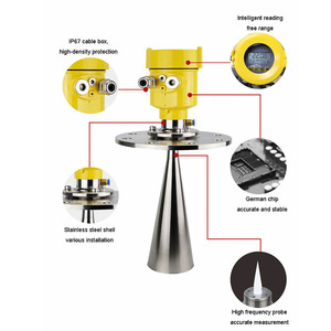 Sensor de Nivel de Radar de Alta Frecuencia a Prueba de Explosiones, Medidor de Nivel de Almacenamiento, Medidor de Nivel con Boca de Trompeta, Salida RS485 - Product Image 3
