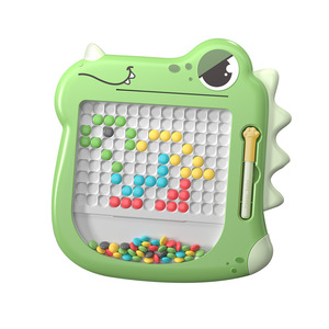 Juego de juguetes de dibujo de educación temprana tablero de dibujo de <span class=keywords><strong>dinosaurio</strong></span> DIY de plástico - Product Image 1